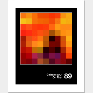 On Fire / Minimalist Graphic Artwork Design Posters and Art